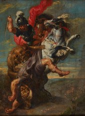 AFTER RUBENS, LION HUNT (1621)