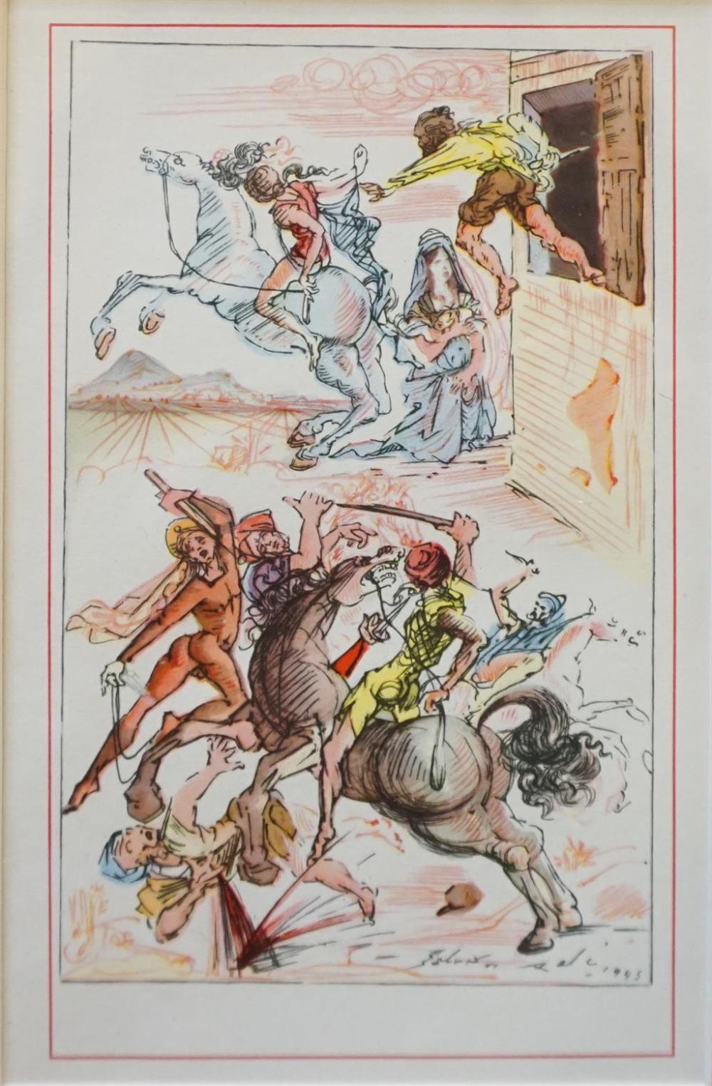 AFTER SALVADOR DALI FROM PAGE OF