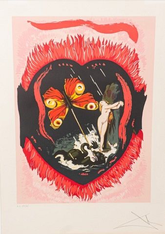 AFTER SALVADOR DALI LITHOGRAPH LE