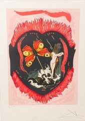 AFTER SALVADOR DALI LITHOGRAPH