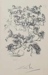 AFTER SALVADOR DALI LITHOGRAPH