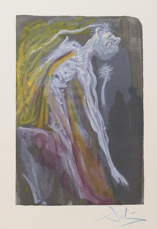 AFTER SALVADOR DALI WOODCUT THE