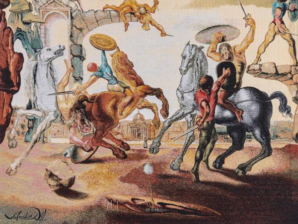 AFTER SALVADOR DALI WOVEN WOOL