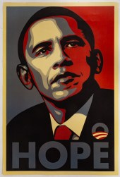 AFTER SHEPARD FAIREY. "HOPE,"