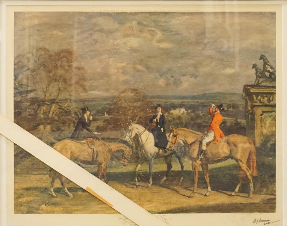 AFTER SIR ALFRED J. MUNNINGS, HIS