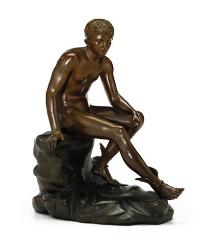 After the antique    seated hermes