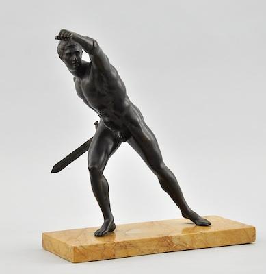 After The Borghese Gladiator,