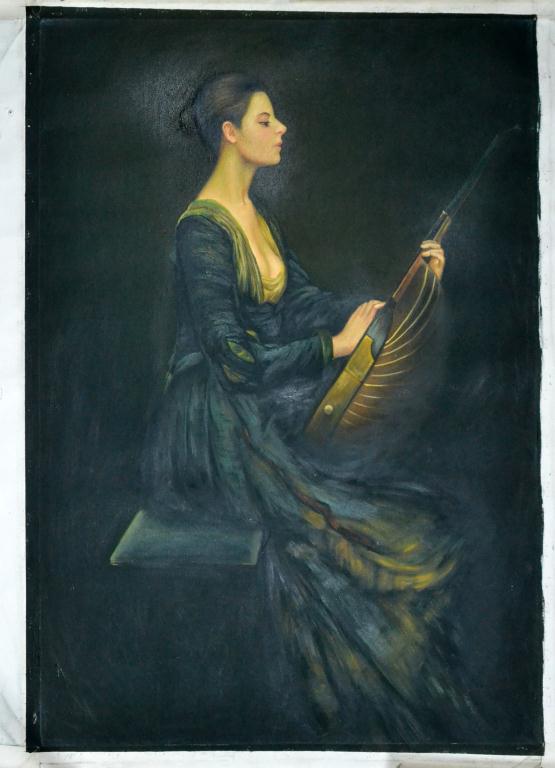 After Thomas Dewing Oil Painting On