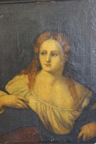 AFTER TITIAN. 19th C. O/C Old