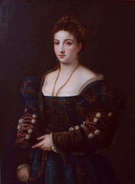 After Titian La Bella 	 
