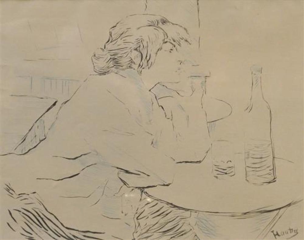 AFTER TOULOUSE-LAUTREC, WOMAN