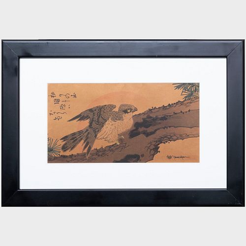 AFTER UTAGAWA HIROSHIGE: FALCON,