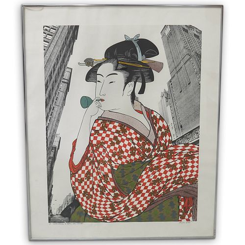 AFTER UTAMARO "WOMEN PLAYING A