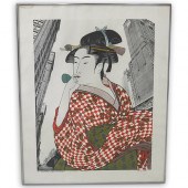 AFTER UTAMARO "WOMEN PLAYING A