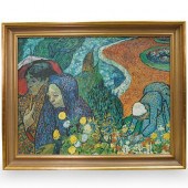 AFTER VAN GOGH HAND EMBELLISHE
