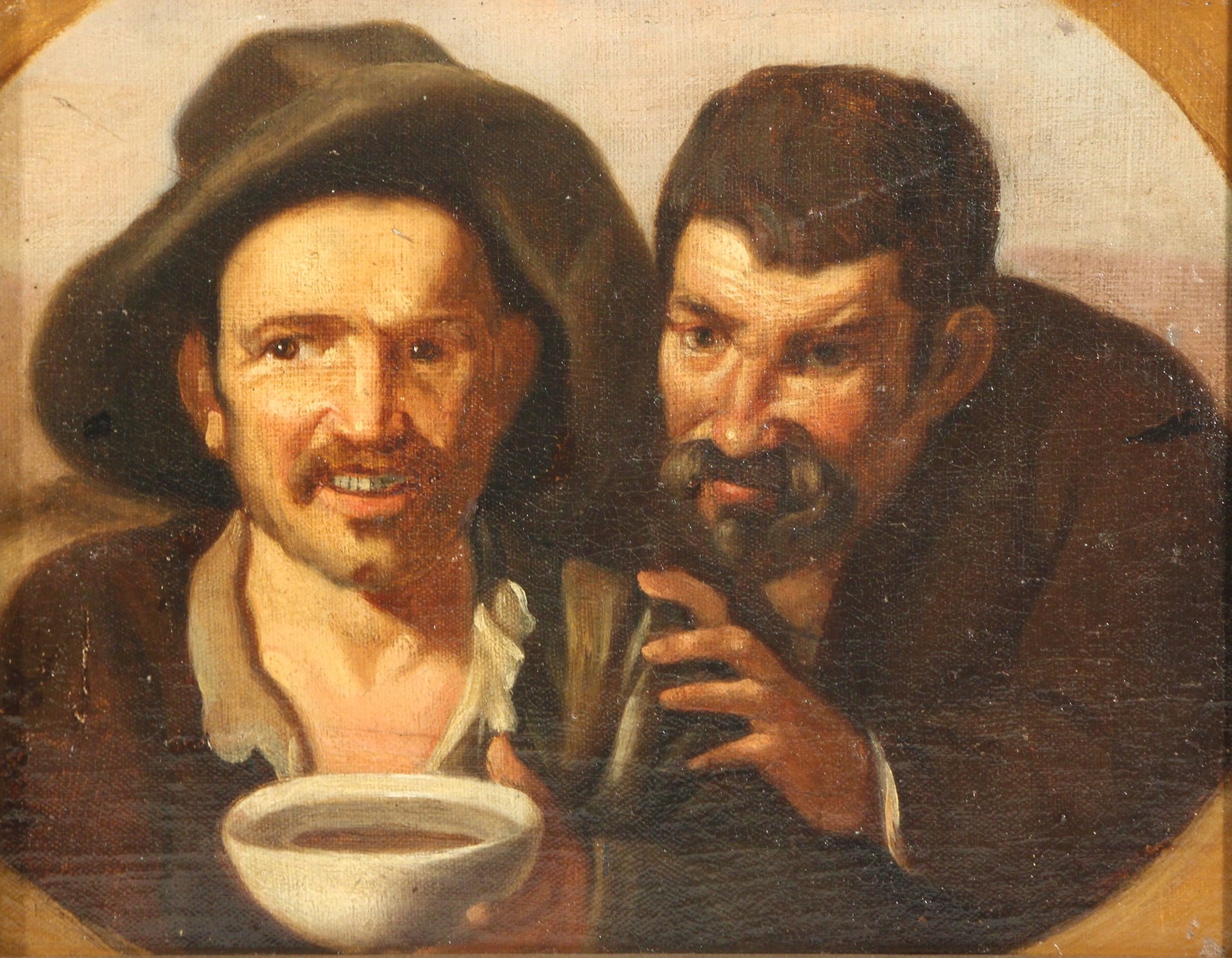 AFTER VELAZQUEZ Oil on board.