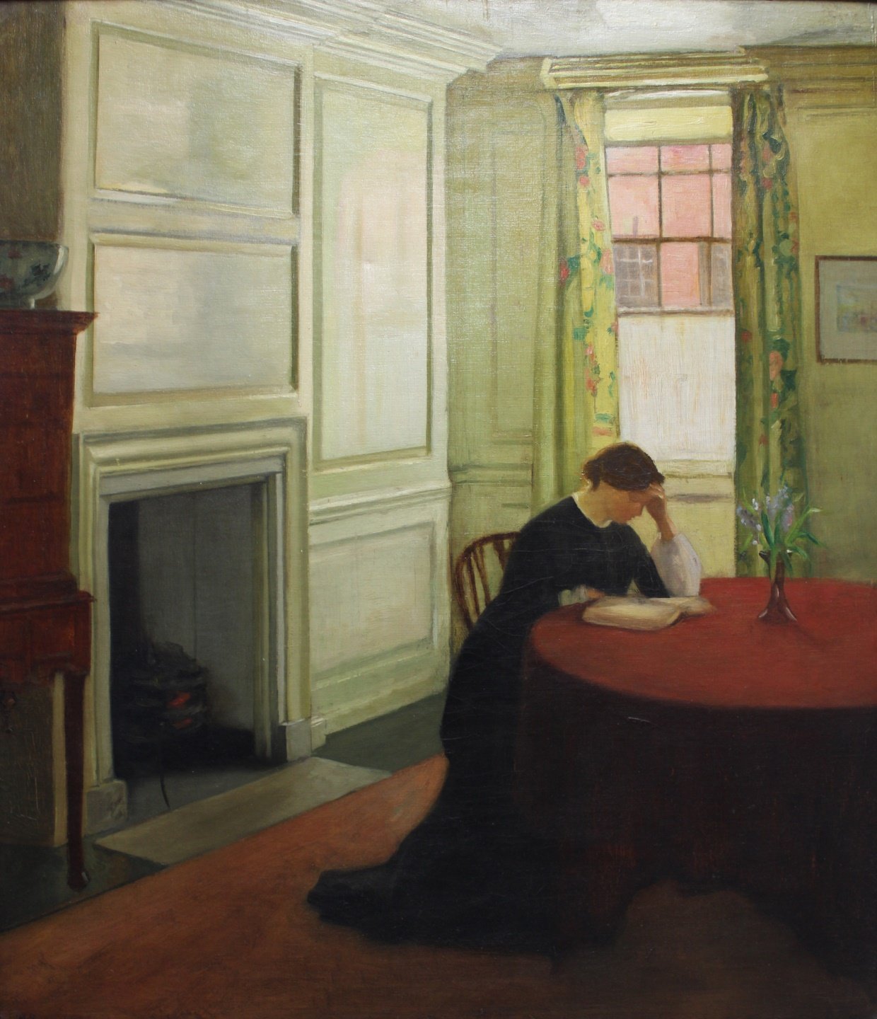AFTER VILHELM HAMMERSHOI Woman