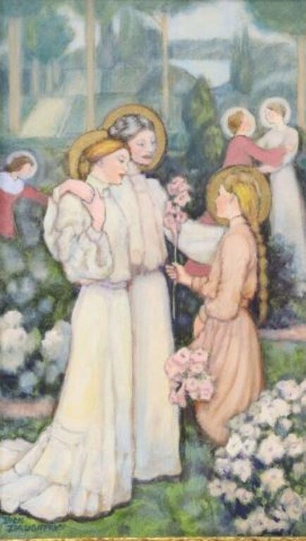 AFTER VIOLET OAKLEY PAINTING