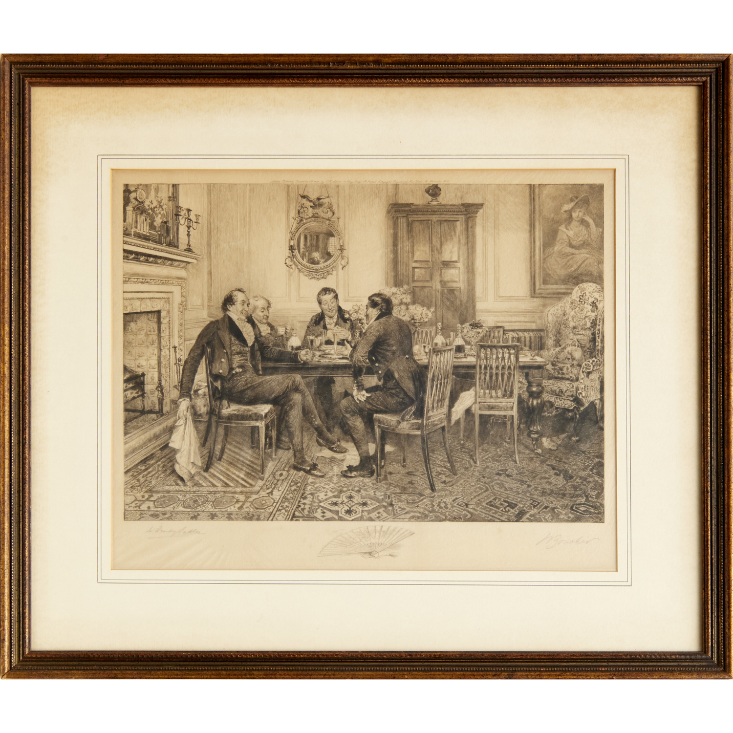 AFTER W. SADLER, BOUCHER ENGRAVING,