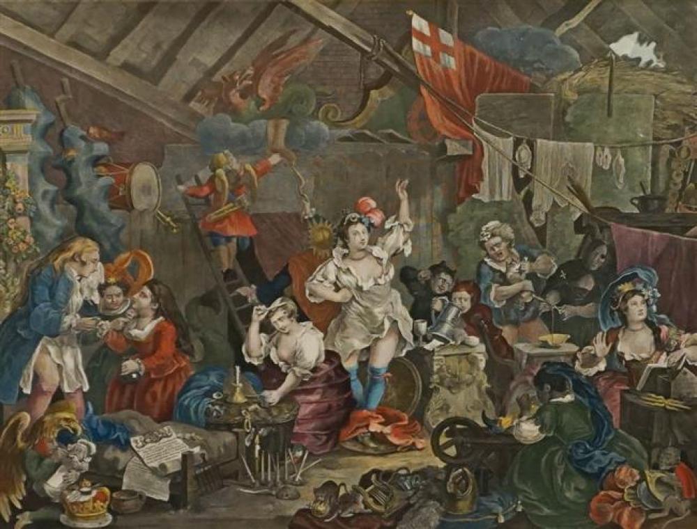 AFTER WILLIAM HOGARTH, STROLLING