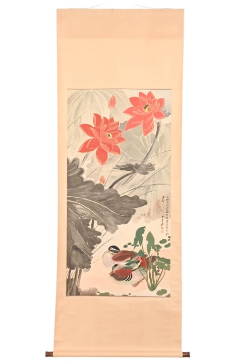 AFTER ZHANG DAQIAN CHINESE SCROLL