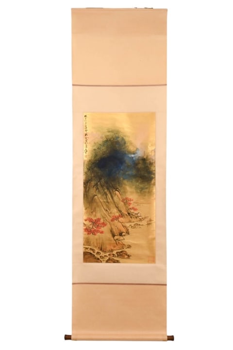 AFTER ZHANG DAQIAN PAINTED SCROLL