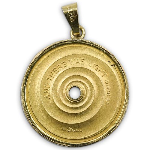AGAM ISRAEL 18K GOLD COIN