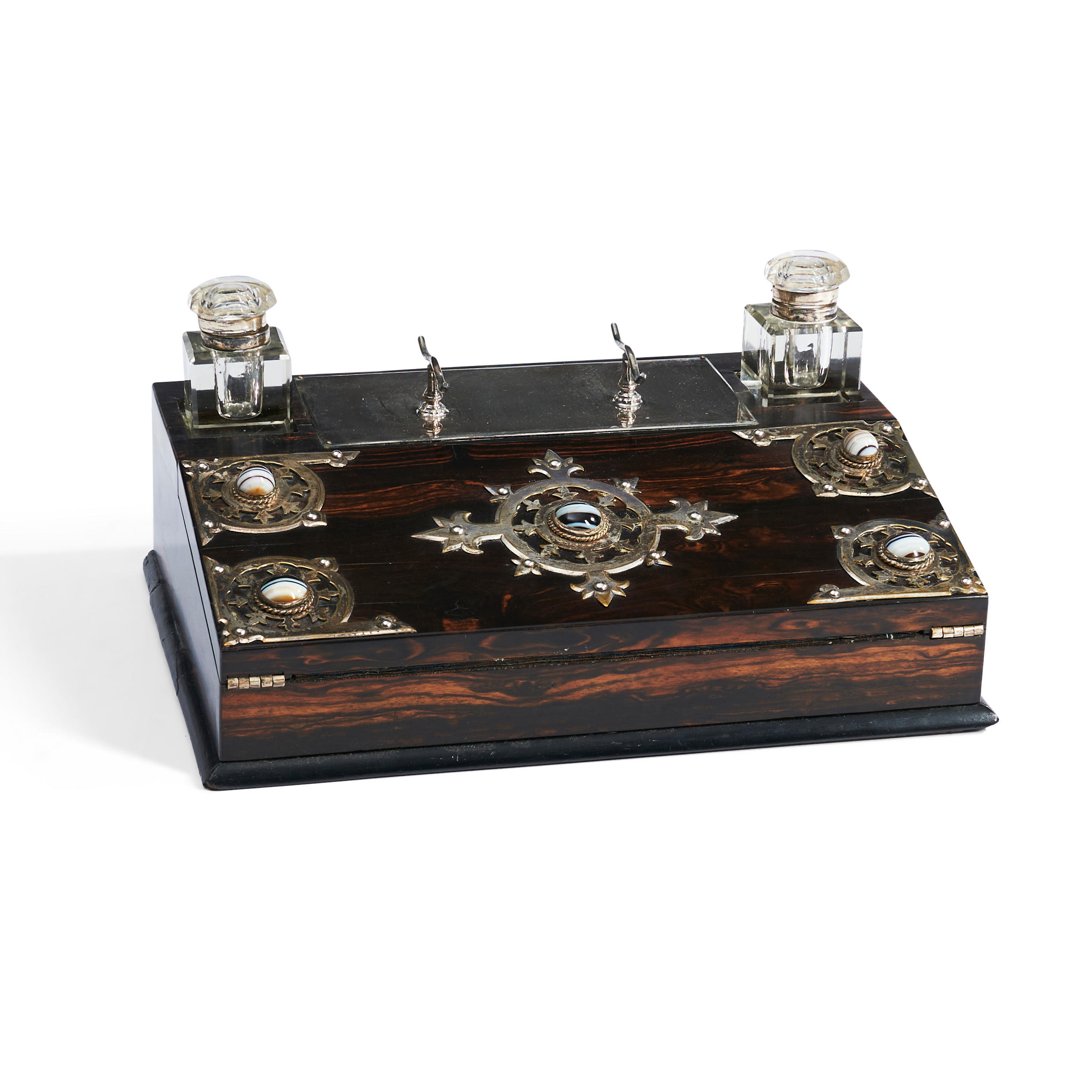 AGATE MOUNTED PORTABLE DESK,