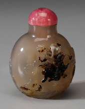 Agate Snuff Bottle Chinese, la