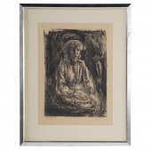AGATHE VEEBER. SEATED GIRL, LI