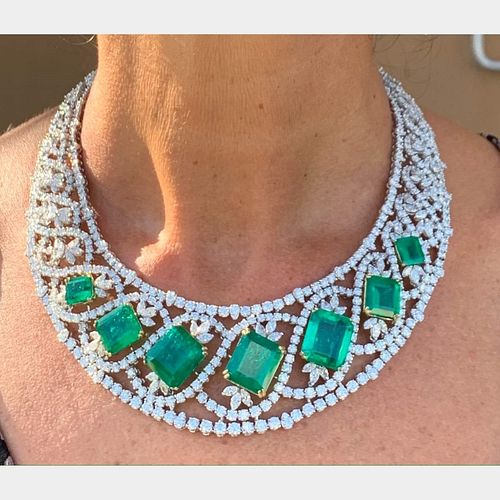 AGL CERTIFIED COLOMBIAN EMERALD AND