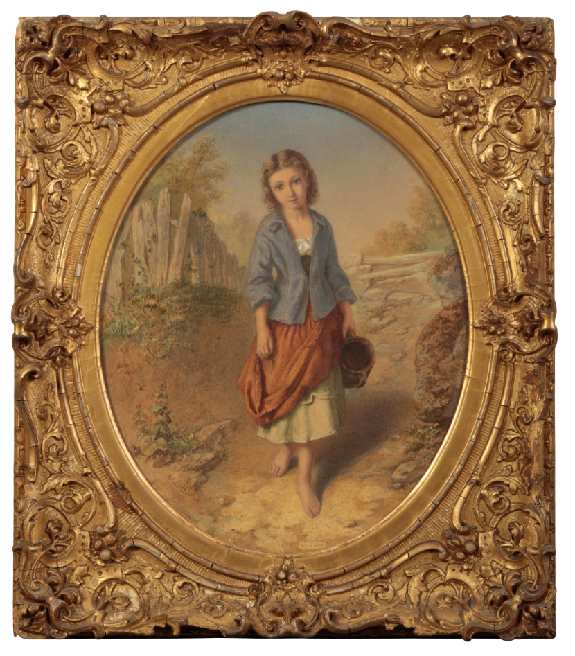 AGNES BOUVIER (1842-C.1892) A