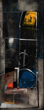 AGNES C. SIMS, UNTITLED (ABSTR