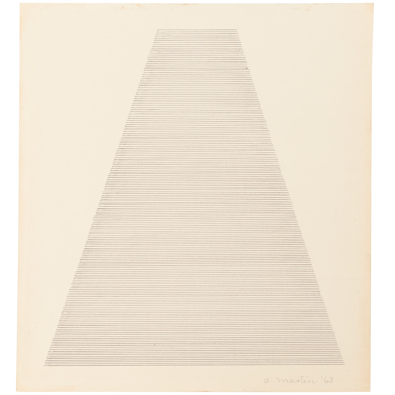 AGNES MARTIN (ATTRIB.), INK