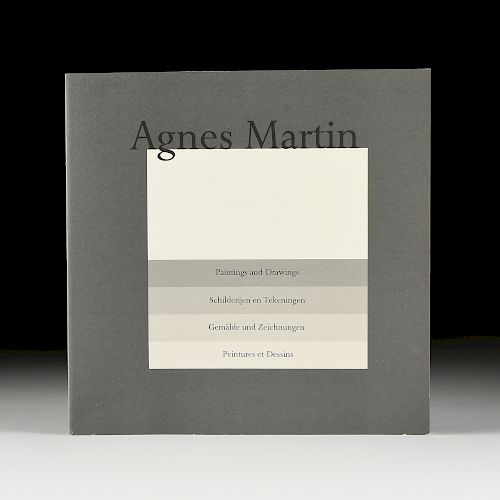 AGNES MARTIN (CANADIAN/AMERICAN