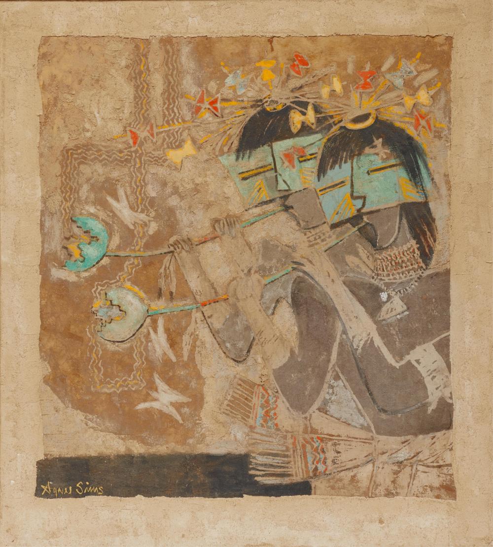 AGNES SIMS, AMERICAN 1910-1990,