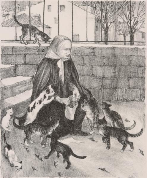 AGNES TAIT (1894-1981) LITHO PPM