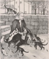 AGNES TAIT (1894-1981) LITHO P