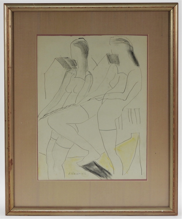 AGNES WEINRICH ABSTRACT NUDES