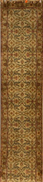 Agra Bidjar Runner,  2' 7" x 21'