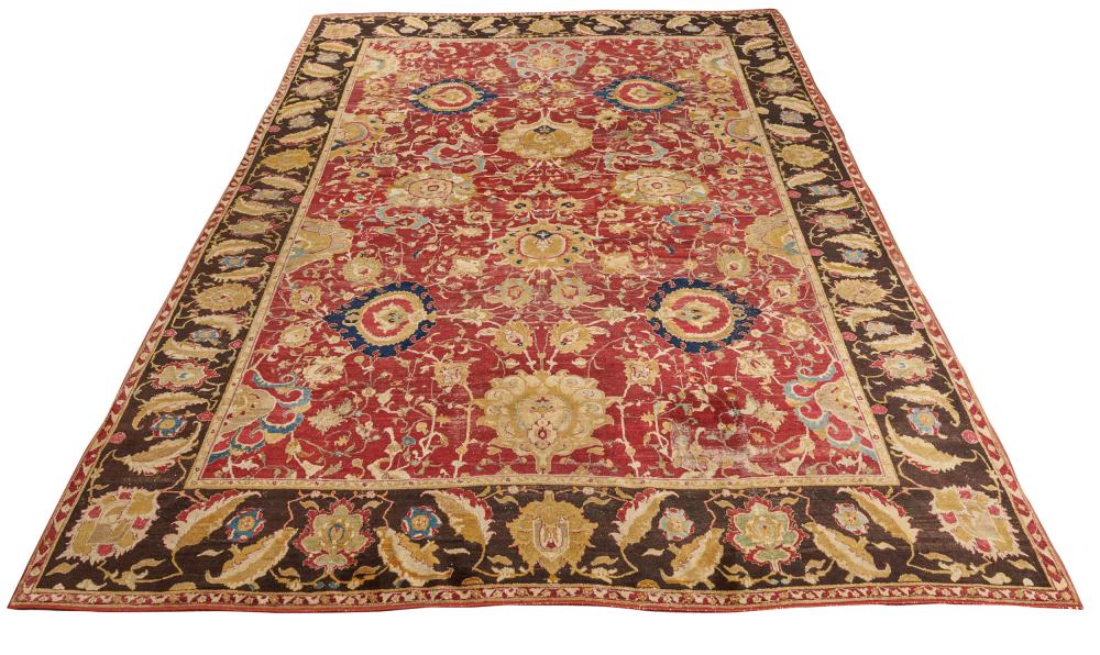 AGRA CARPET, INDIA, CA. 1850Agra
