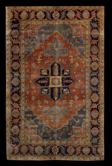 Agra Heriz Carpet,  5' 9" x 9'.