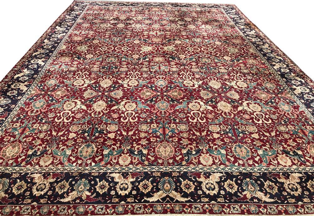 AGRA PALACE CARPET, INDIA, LATE