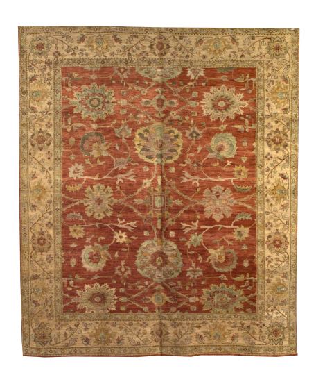 Agra Sultanabad Carpet,  8' 3" x 9'