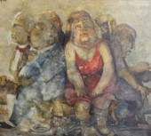 AGUIRRE. Large 1965 O/C ''Una