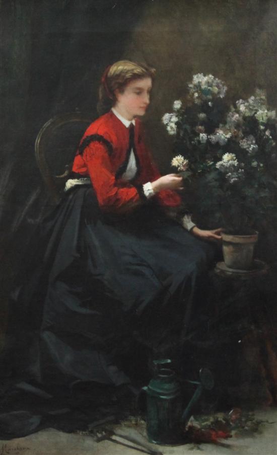 Aim? Marchaux (fl.1864-1868) oil on