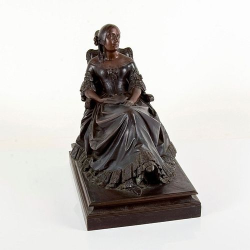 AIME JULES DALOU STYLE LARGE BRONZE