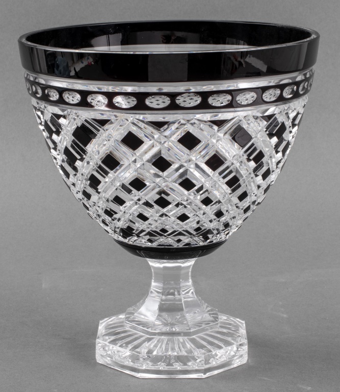 AJKA ATTR. BLACK CUT TO CLEAR GLASS