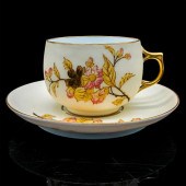 AK LIMOGES FRANCE MUSTACHE TEA