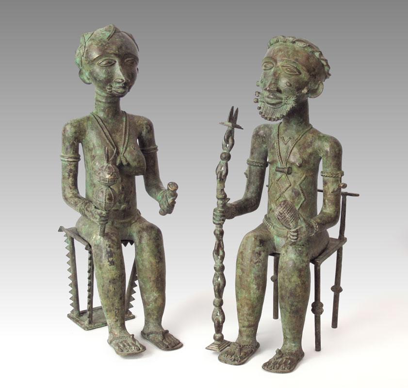 AKAN GHANA AFRICAN FIGURES OF
